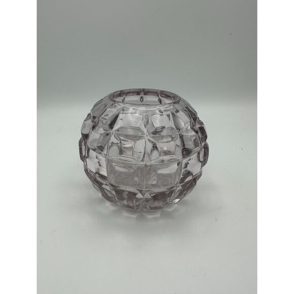 EAPG Duncan & Miller Crystal Glass MidCentury Modern BLOCK ROSE BOWL 1889-1904 - Picture 2 of 11